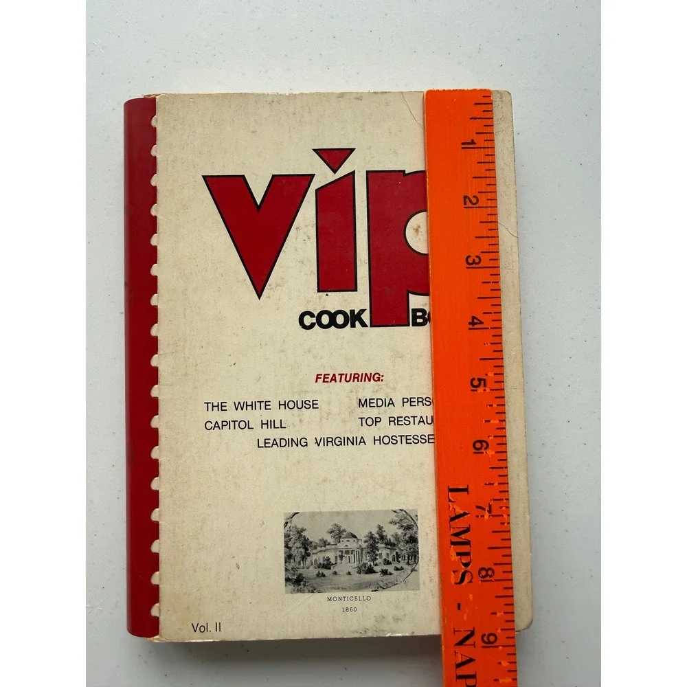 Vintage 1977 VIP Cookbook Vol 2 American Cancer Society Richmond Virginia 350pgs